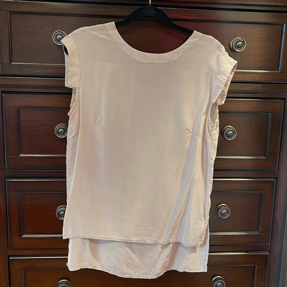 Silk tunic dress shirt